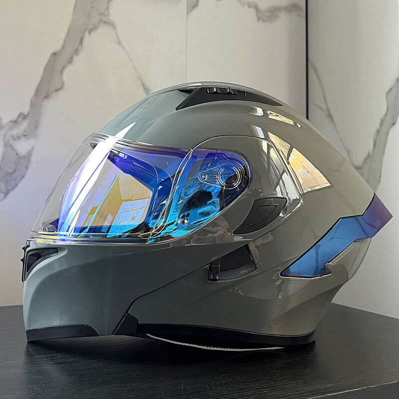 CyperPunk / 3C DOT Full Face Dual Visors Unisex Bluetooth Motorcycle Helmet