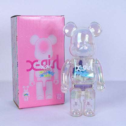 BE@RBRICK 400% Violent Bear Display: Building Block Bear/Ocean Figure Doll Gift - DM for Style