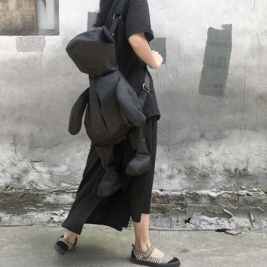 Mountain & Ground Original C*G Kawakubo 19ss Dark Bear Plush Bag: Crossbody Bag - Donclickin