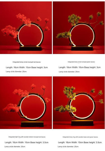 Gundam Showcase Lamp:USB-Powered/ Dimming/Striking Red Halo/Model Figure