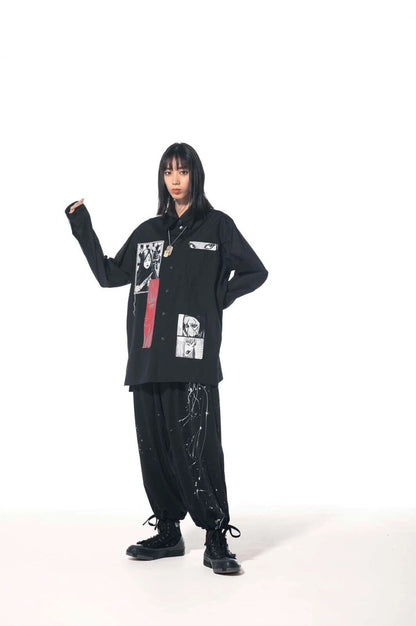 Yohji Yamamoto SYTE 21ss X Ito Junji Manga Tomie Long Sleeve Shirt