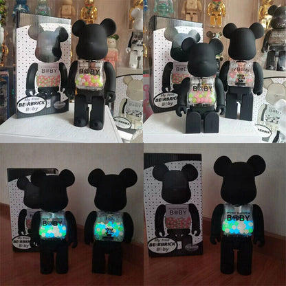 BE@RBRICK 400% Wolf X Goat Building Block Violent Bear Collectible Figure Gift