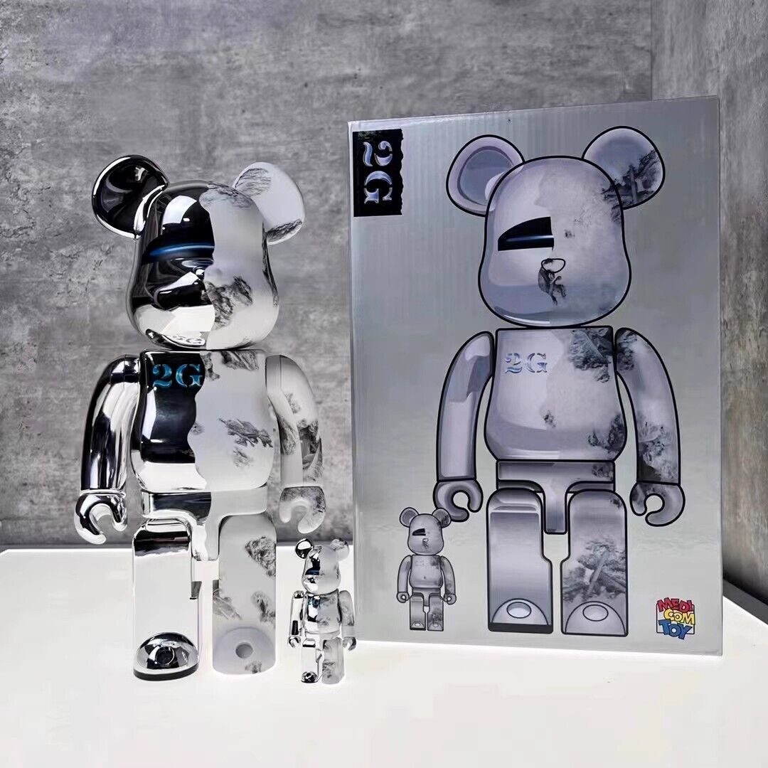 Bearbrick x NBHD x Bape 400% Collaboration Building Block Violent Bear Figurine