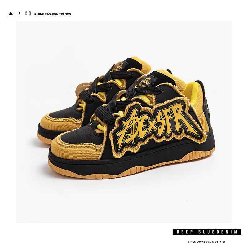 Shadow Blaze/ Fangshao Unisex Platform Couple’s Sneakers Shoes Streetwear Vibe