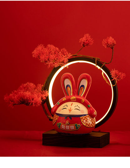 Gundam Showcase Lamp:USB-Powered/ Dimming/Striking Red Halo/Model Figure