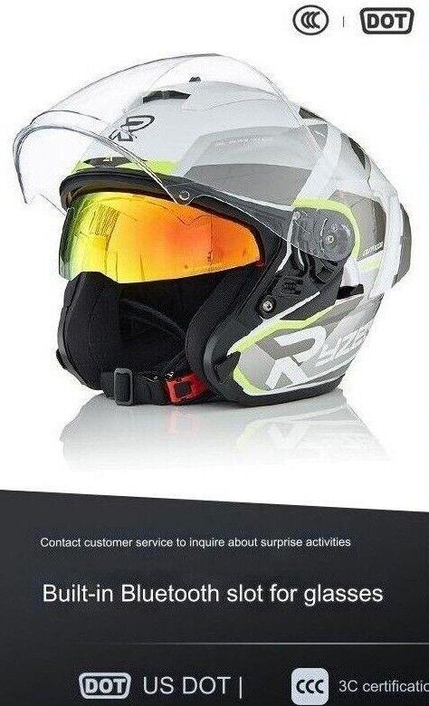 Evangelion Unit-01 Style Bluetooth Helmet - DOT Certified Dual Visor