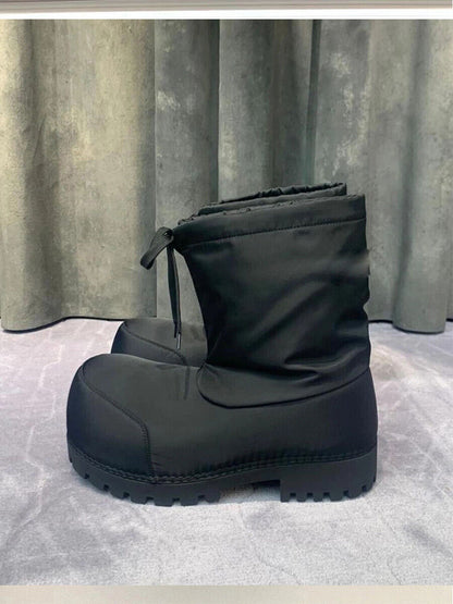 Parisian Snow Boots Ski Waterproof Anti-Slip Big Head Short Boots