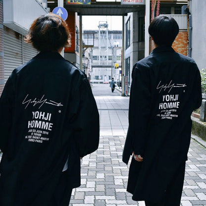 Yohji Yamamoto Coat Trench Coat Shirt Paris Runway Limited Edition
