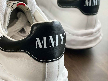 MMY Seashell-Toe Shoes Thick-Soled Unisex Dissolvable Sneakers/Distressed Canvas - Size avaliable 35~47