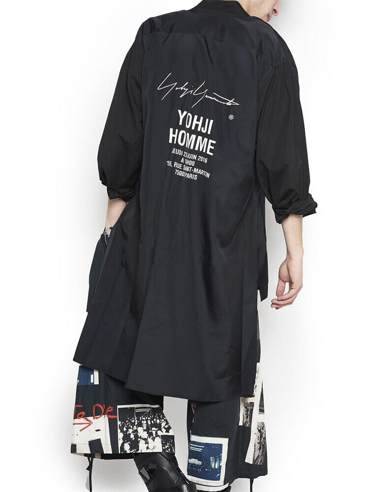 Yohji Yamamoto Coat Trench Coat Shirt Paris Runway Limited Edition