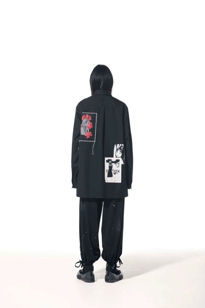 Yohji Yamamoto SYTE 21ss X Ito Junji Manga Tomie Long Sleeve Shirt