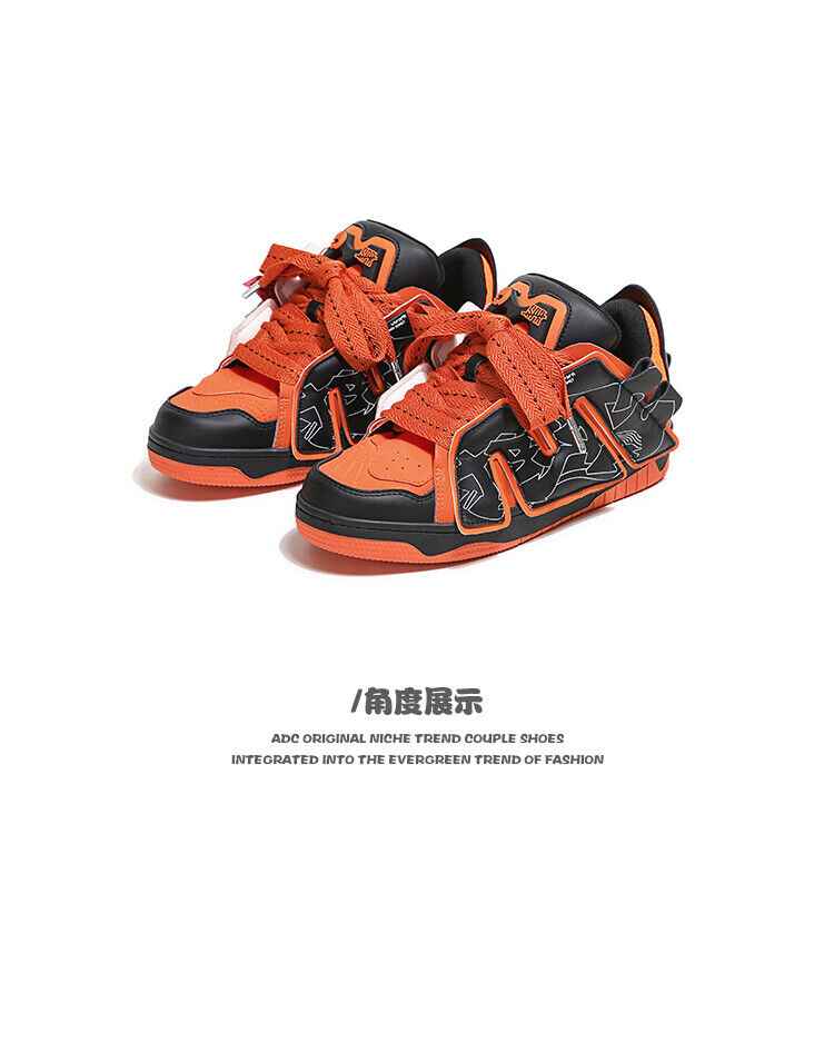 ADC Da Vinci ’Wheatstorm’:Original Heighten Unisex Skateboard Bread Shoes