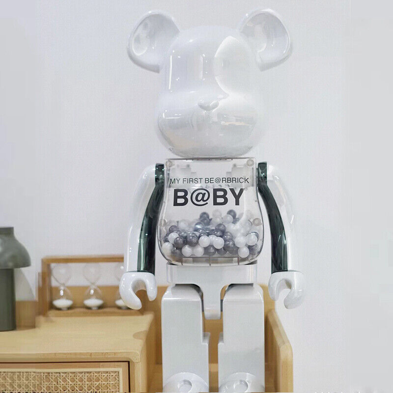 BE@RBRICK 400% Violent Bear Display: Building Block Bear/Ocean Figure Doll Gift - DM for Style