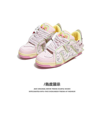 ADC Da Vinci ’Wheatstorm’:Original Heighten Unisex Skateboard Bread Shoes