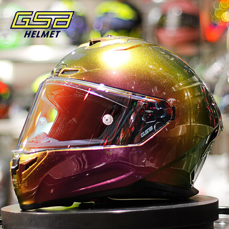 GSB361GT Motorcycle Helmet Unisex Large Spoile All-Season Full-Face Helmet 3C