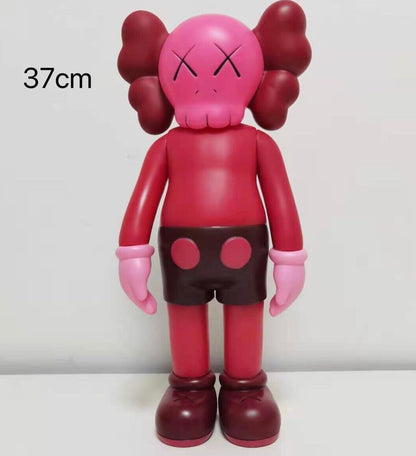 KAWS Figurine Collectible: Toy Handheld Ornament KAWS Covered Face Sesame Street - 37cm KAWS