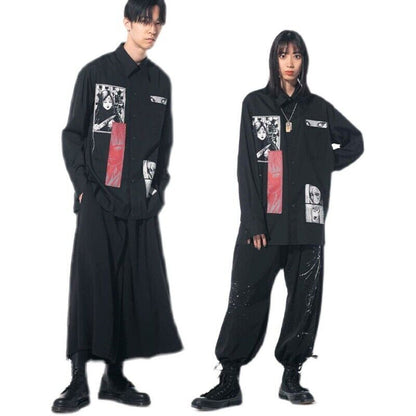 Yohji Yamamoto SYTE 21ss X Ito Junji Manga Tomie Long Sleeve Shirt
