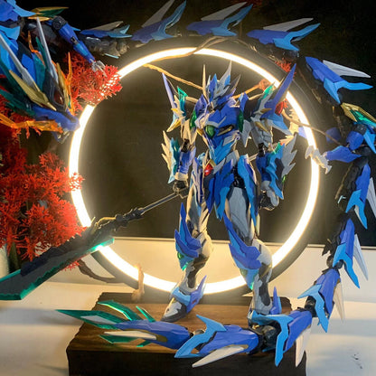 Gundam Showcase Lamp:USB-Powered/ Dimming/Striking Red Halo/Model Figure