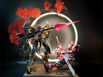 Gundam Showcase Lamp:USB-Powered/ Dimming/Striking Red Halo/Model Figure