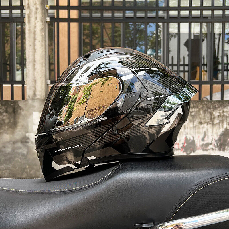 CyperPunk / 3C DOT Full Face Dual Visors Unisex Bluetooth Motorcycle Helmet