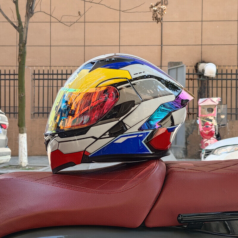 FireLord / 3C DOT Full Face Dual Visors Unisex Bluetooth Motorcycle Helmet