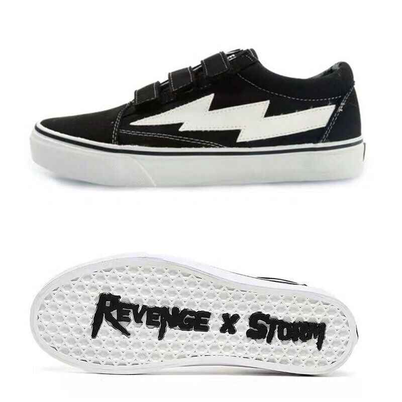 Revenge x Storm Lightning Skateboard Shoes Low-Top Canvas Shoes / Vengeful Storm - Size avaliable 35~45