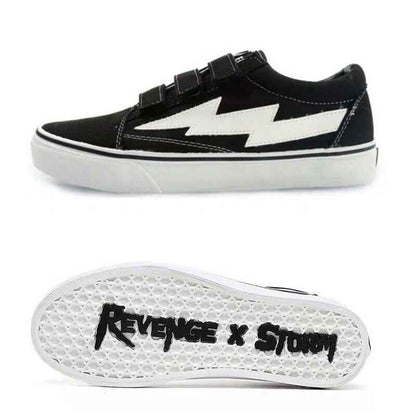 Revenge x Storm Lightning Skateboard Shoes Low-Top Canvas Shoes / Vengeful Storm - Size avaliable 35~45