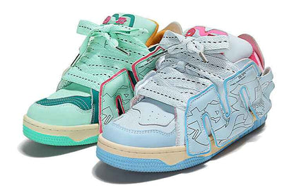 ADC Da Vinci ’Wheatstorm’:Original Heighten Unisex Skateboard Bread Shoes