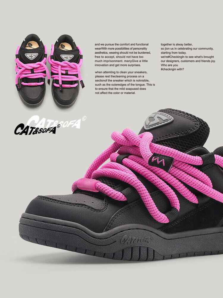 Cat &Couch’s Dirty Braid Loafers/Original Retro Urban Skateboard Sneakers Shoes - Size avaliable 35~45