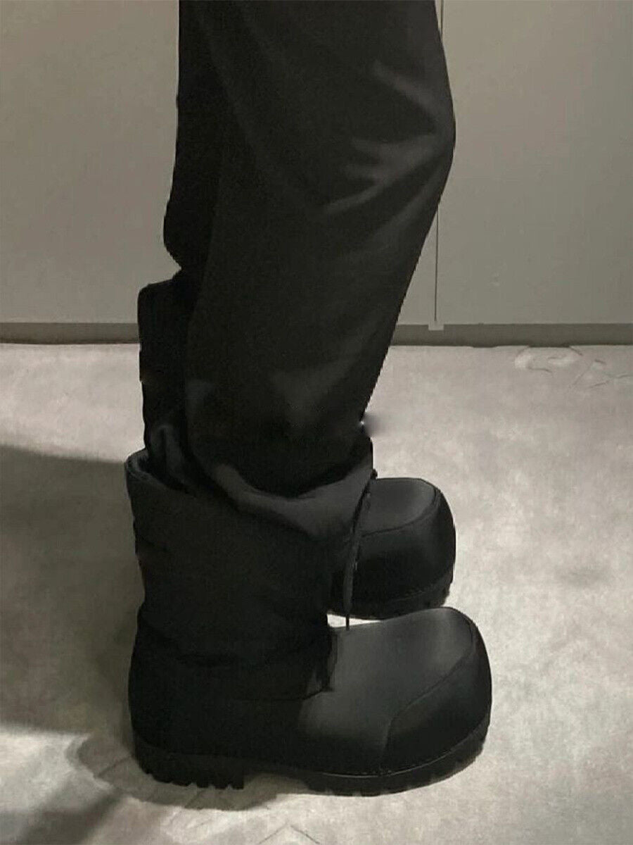 Parisian Snow Boots Ski Waterproof Anti-Slip Big Head Short Boots