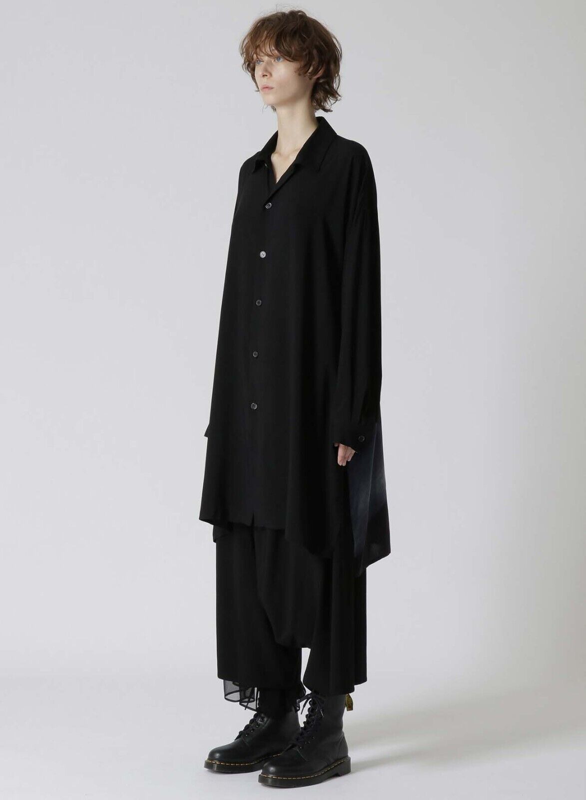 Yohji Yamamoto Vibe Shirt Y’s Ayumidoll Limited Edition Doll Print Dark Shirt