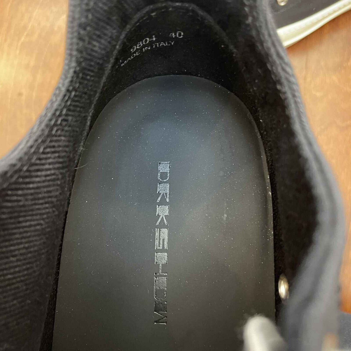 Correct Vers. Rick Owens Wax Surface Satin Sub-line Leather Shoes High/Low Cut