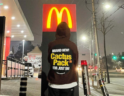 FW20 Travis Scott x McDonald’s Apple Pie High Street Foam Print Hoodie
