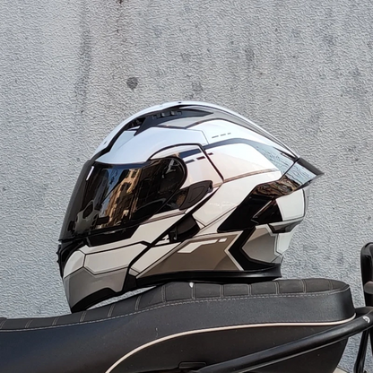 Soul-Eater/3C DOT Dual Visors Winter Bluetooth Motorcycle Full-cover Helmet