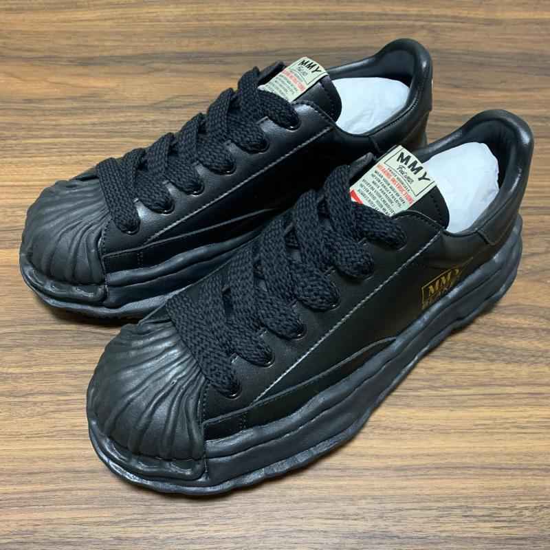 MMY Seashell-Toe Shoes Thick-Soled Unisex Dissolvable Sneakers/Distressed Canvas - Size avaliable 35~47