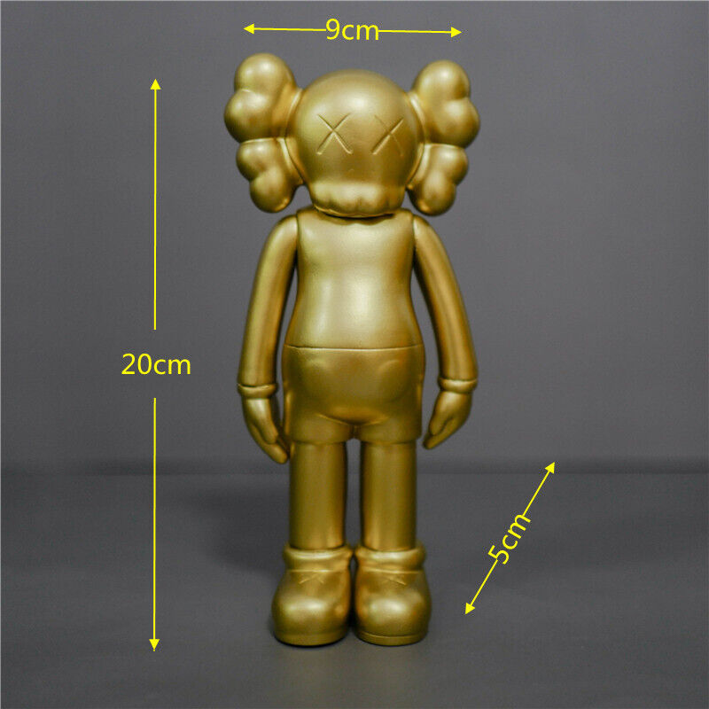 KAWS Figurine Collectible: Toy Handheld Ornament KAWS Covered Face Sesame Street - 20cm Standing