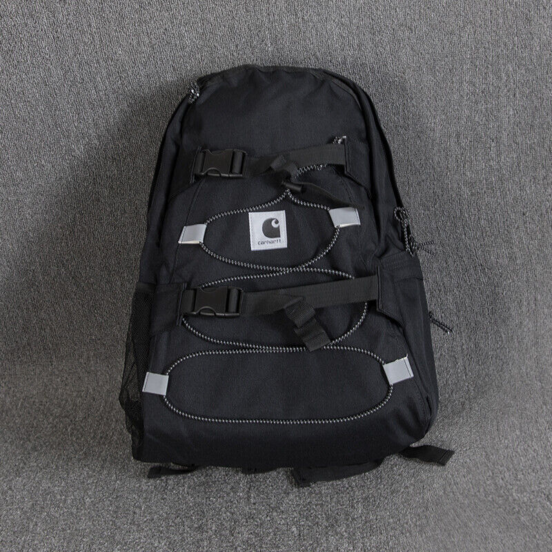 Carhartt Streetwear Backpack Canvas Casual Student School Travel Laptop Gym Bag - Reflective Logo