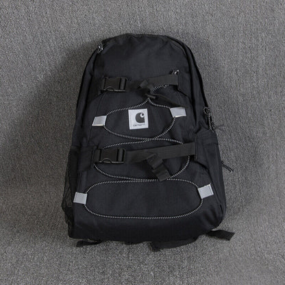 Carhartt Streetwear Backpack Canvas Casual Student School Travel Laptop Gym Bag - Reflective Logo