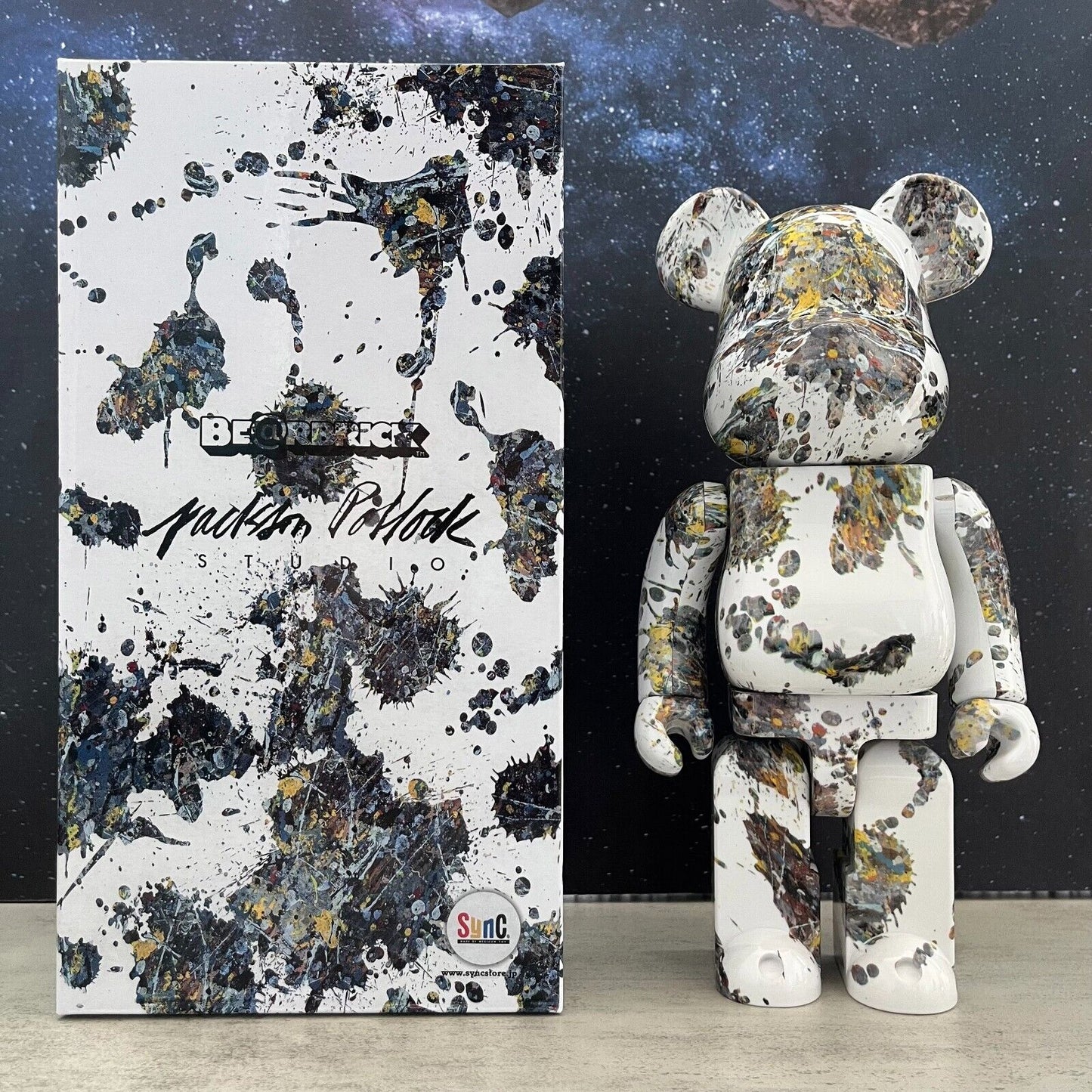 BE@RBRICK 400% Building Block Violence Bear Collectible Toy Action Figure