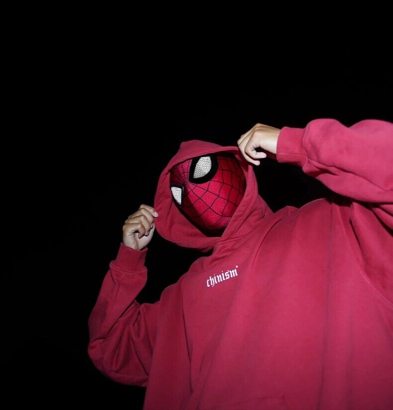 Manual/Electronic Spider-Man Headgear Moving Eyes:Play Face Mask Gift Cosplay