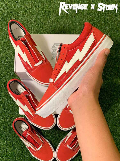 Revenge x Storm Lightning Skateboard Shoes Low-Top Canvas Shoes / Vengeful Storm - Size avaliable 35~45