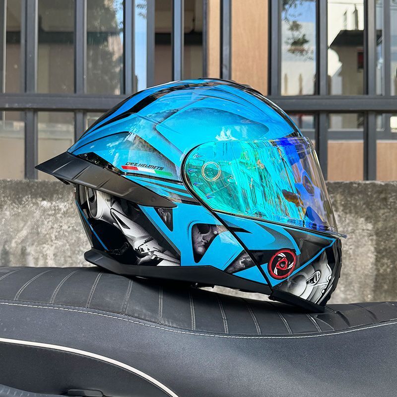 Ice Age 3C DOT Approve Full Face Dual Visors Unisex Bluetooth Motorcycle Helmet - Normal / Size avaliable S ~ XXXL