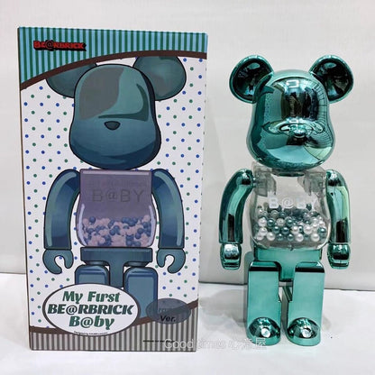 Bearbrick Violent Bear Plated Building Block Bear Figurine/LivingRoom Decor Gift - DM for style