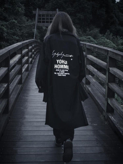 Yohji Yamamoto Coat Trench Coat Shirt Paris Runway Limited Edition