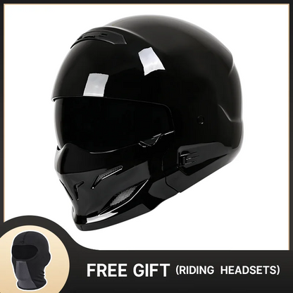 Battle Scorpion Motorcycle Full Face Helmet Harley Cruiser Bike Class A 3C DOT