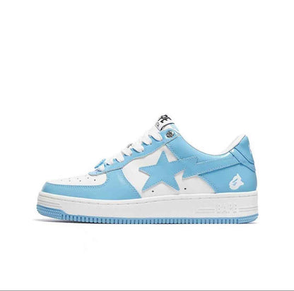 BAPESTA G Ver Patent Leather Streetwear Sneakers Low-Top Casual Skateboard Shoes - Size avaliable 35~47
