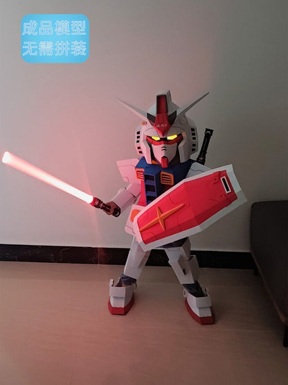 Mobile Suit Gundam Helmet Armor Wearable Glowing Sword Shield Cosplay Convention