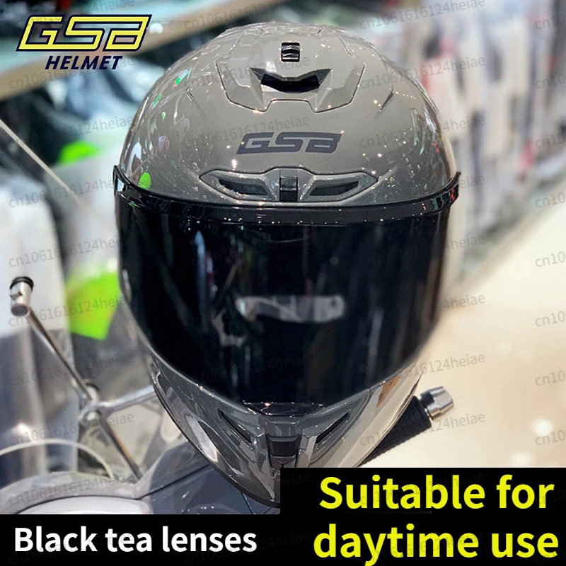 GSB361GT Motorcycle Helmet Unisex Large Spoile All-Season Full-Face Helmet 3C