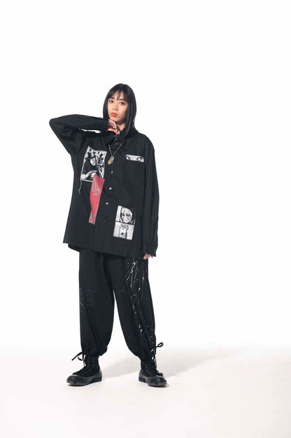 Yohji Yamamoto SYTE 21ss X Ito Junji Manga Tomie Long Sleeve Shirt