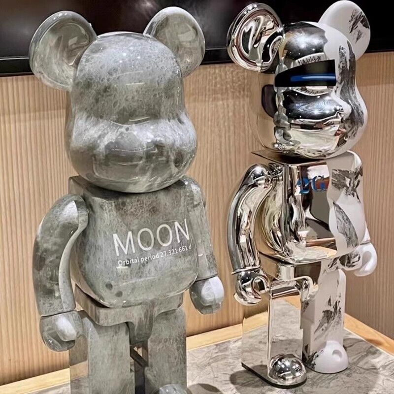 Bearbrick Violent Bear Plated Building Block Bear Figurine/LivingRoom Decor Gift - DM for style